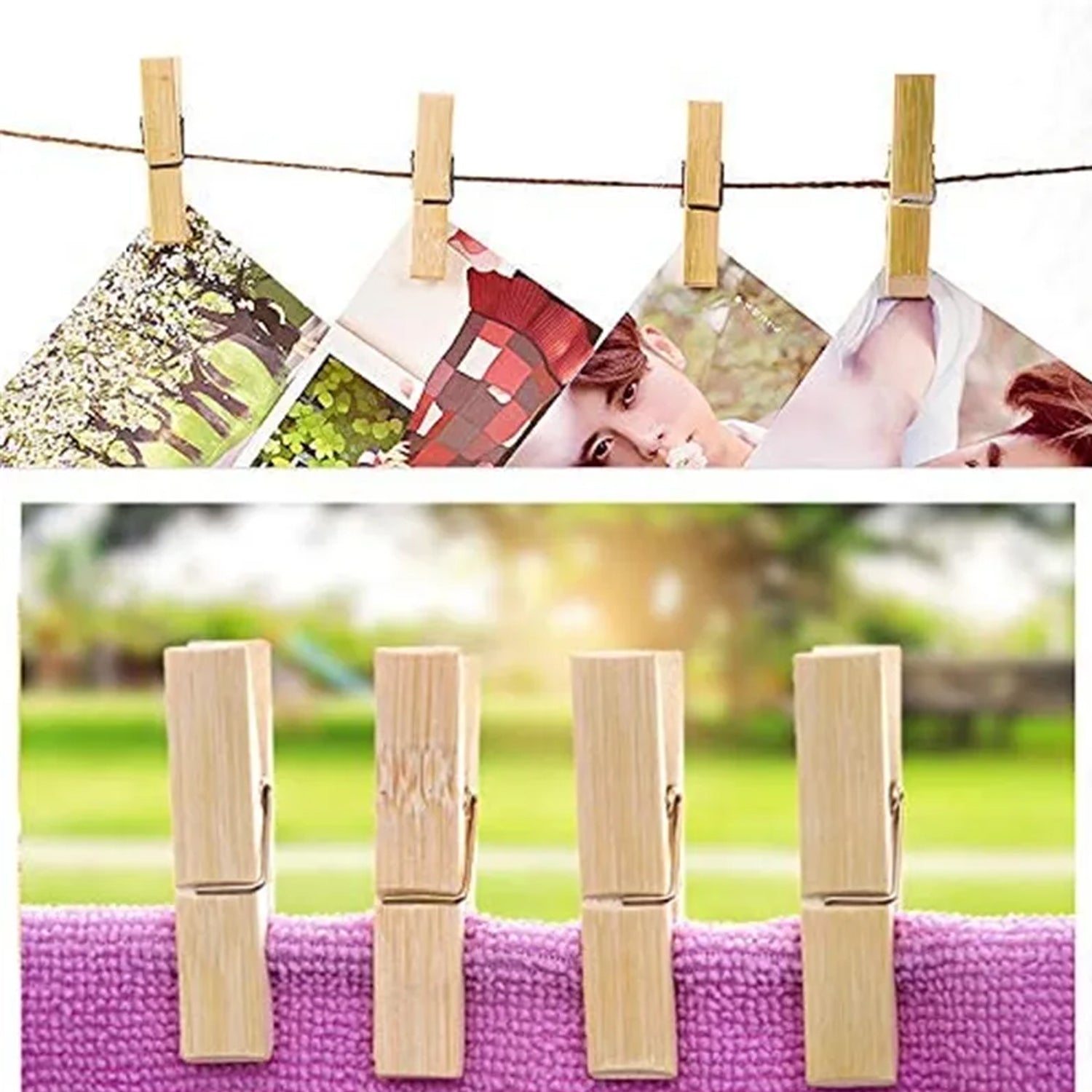 6071A Multipurpose Wooden Heavy Clip (20 Pieces) for Clothespin , Dryer, Hanger, Photo Paper Peg Pin, Craft Clips for School Arts Crafts Decoration 6071A Multipurpose Wooden Heavy Clip (20 Pieces) for Clothespin , Dryer, Hanger, Photo Paper Peg Pin, Craft Clips for School Arts Crafts Decoration